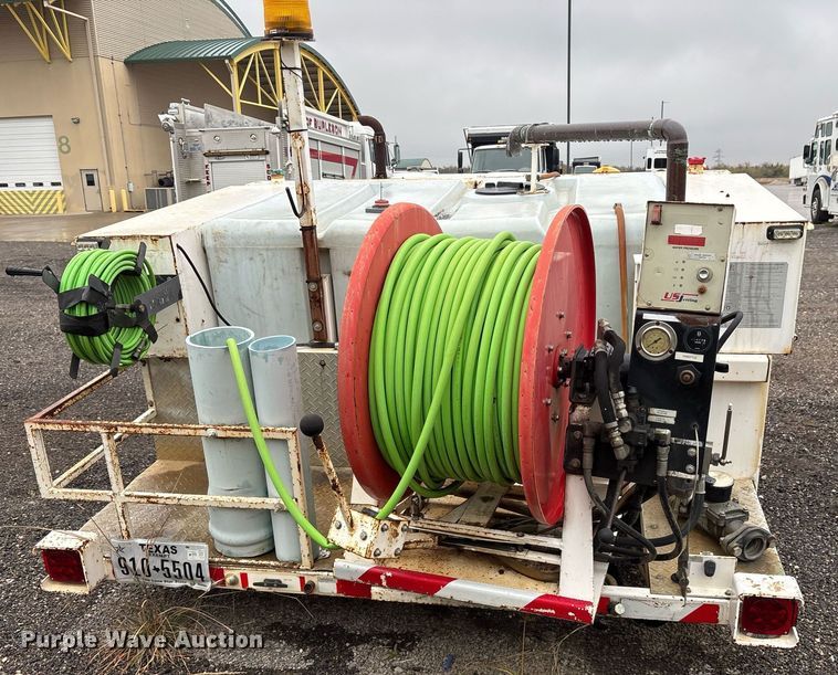 image for item OK9308 2003 US Jetting Inc 4018-300TRL sewer jetter trailer