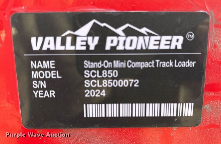 image for item OK9336 2024 Valley Pioneer SCL850 compact utility loader