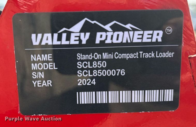 image for item OK9339 2024 Valley Pioneer SCL850 compact utility loader
