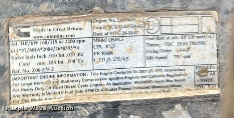 image for item OK9392 2004 Case SV212 single drum vibratory roller