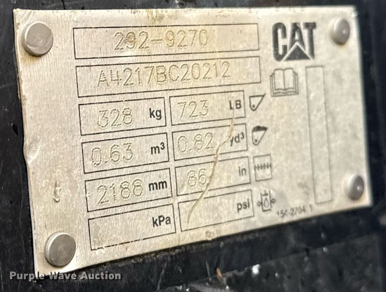 image for item OK9426 2013 Caterpillar 299D tracked skid steer loader