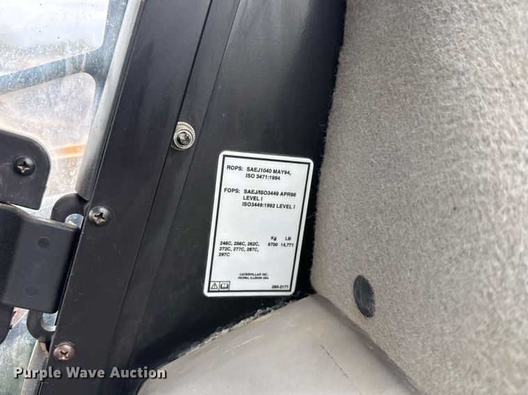 image for item OK9426 2013 Caterpillar 299D tracked skid steer loader