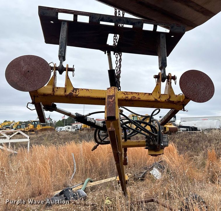 image for item OK9438 Black Cat skid steer post driver