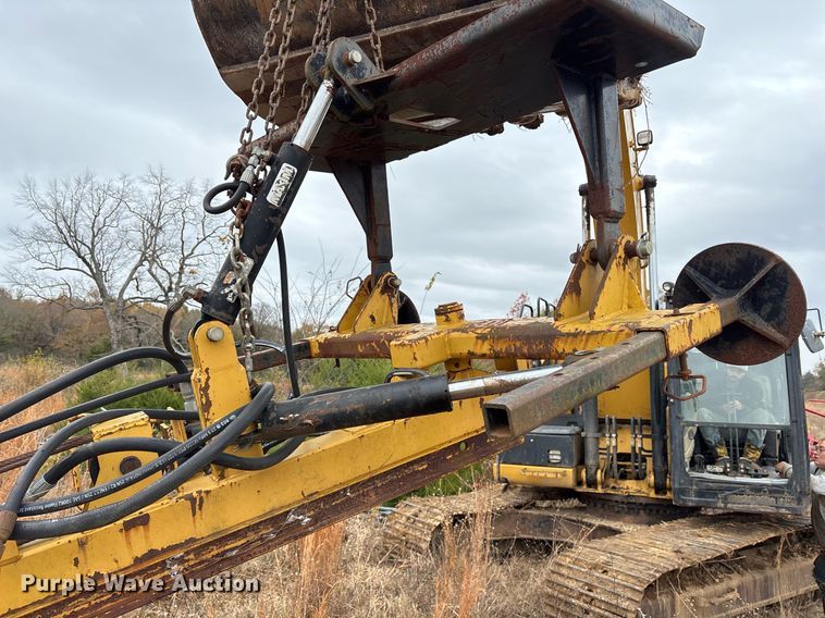 image for item OK9438 Black Cat skid steer post driver