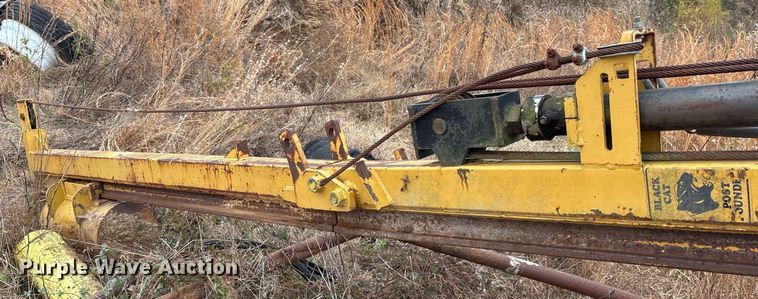 image for item OK9438 Black Cat skid steer post driver