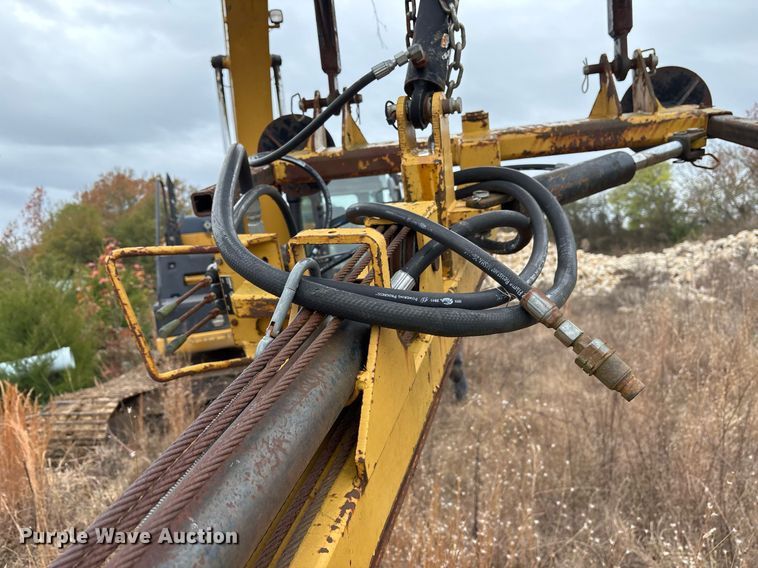 image for item OK9438 Black Cat skid steer post driver