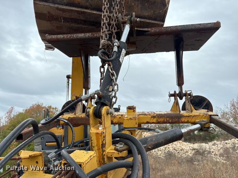 image for item OK9438 Black Cat skid steer post driver
