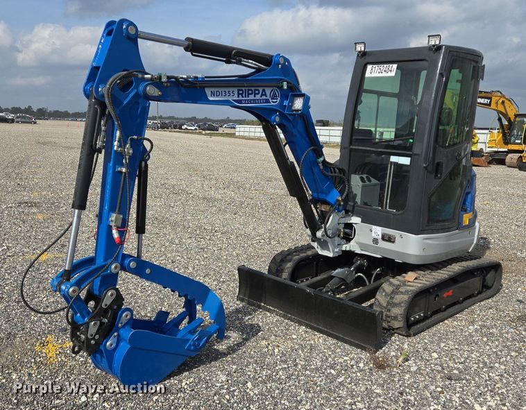 image for item YA0140 2024 Rippa NDI355 mini excavator