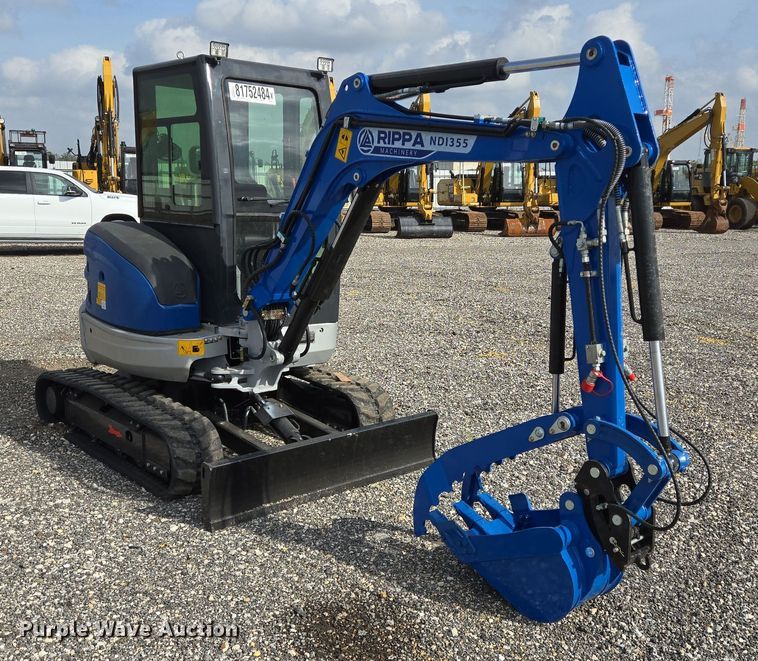 image for item YA0140 2024 Rippa NDI355 mini excavator