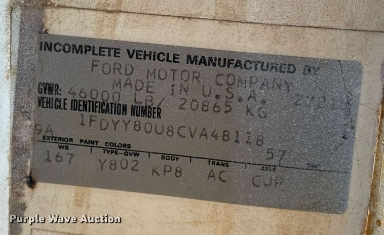 image for item DJ9746 1982 Ford L8000 water truck