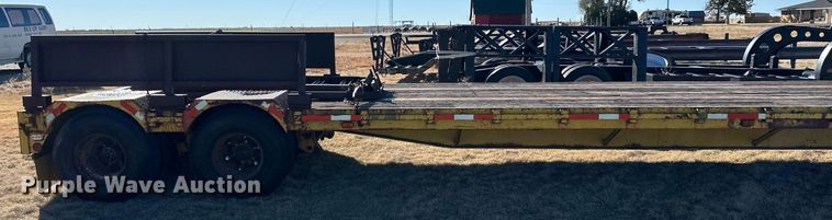 image for item DM2731 1979 Transcraft drop deck equipment trailer