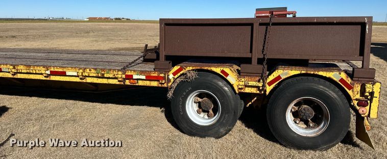 image for item DM2731 1979 Transcraft drop deck equipment trailer