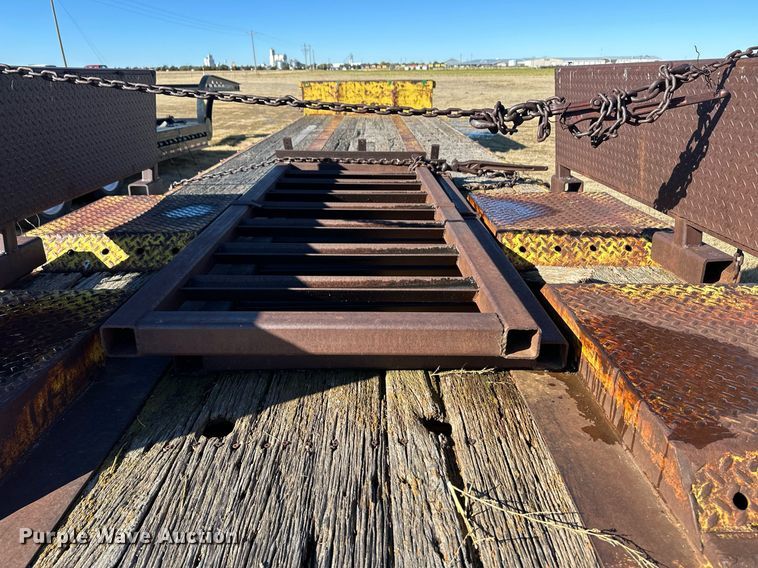 image for item DM2731 1979 Transcraft drop deck equipment trailer