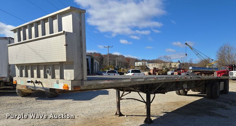 image for item DP6728 1999 Transcript Eagle  Super-Beam  flatbed trailer