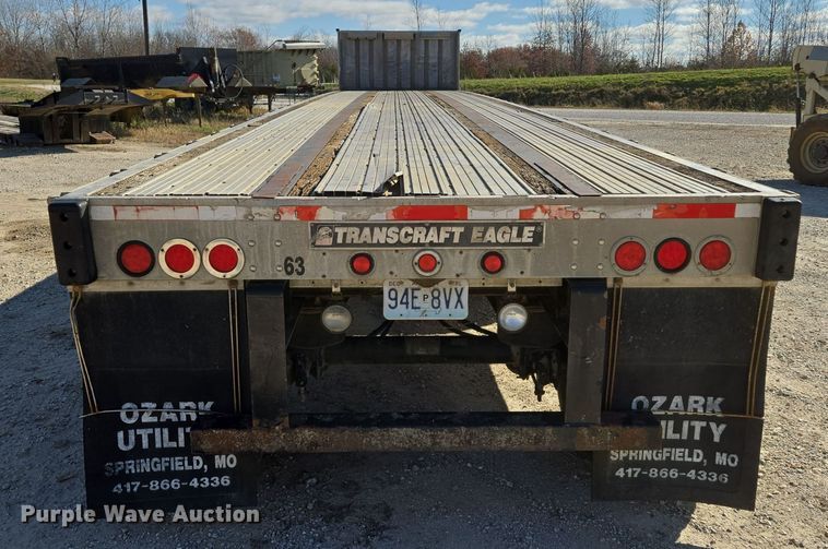 image for item DP6728 1999 Transcript Eagle  Super-Beam  flatbed trailer