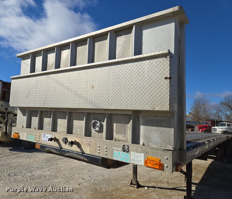 image for item DP6728 1999 Transcript Eagle  Super-Beam  flatbed trailer