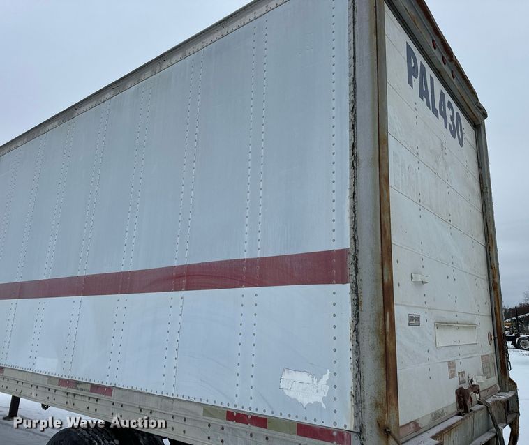 image for item DP6784 1999 Wabash 40TAV dry van trailer