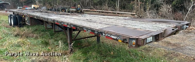 image for item DP6814 1994 Wabash L-102 flatbed trailer