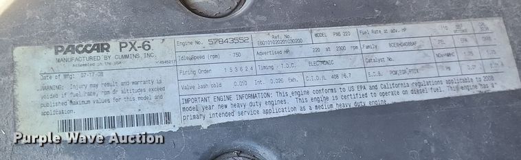 image for item DQ3762 2009 Peterbilt PB335 refrigerated truck