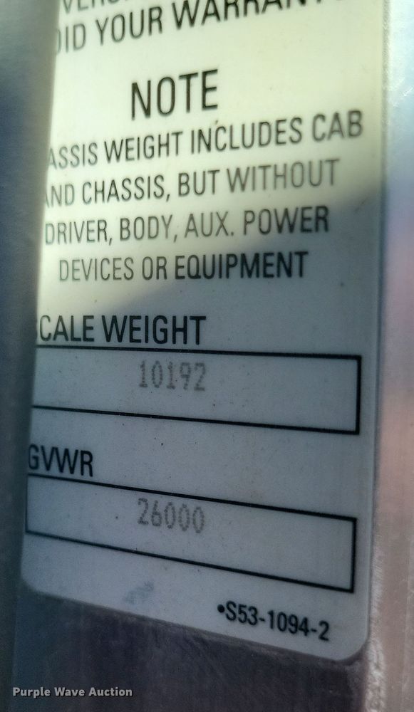 image for item DQ3762 2009 Peterbilt PB335 refrigerated truck