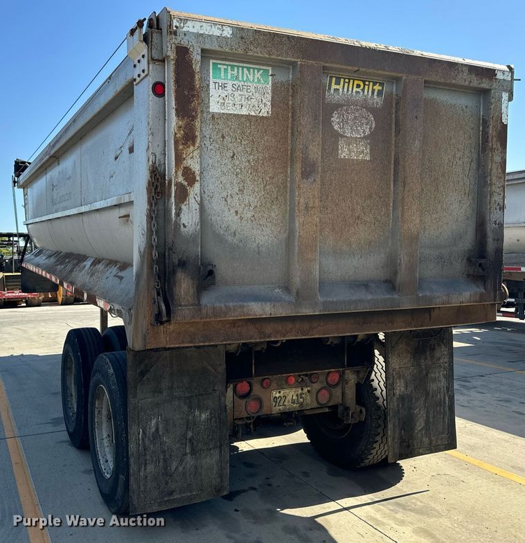 image for item DT2033 2001 Hilbilt Trailers end dump trailer