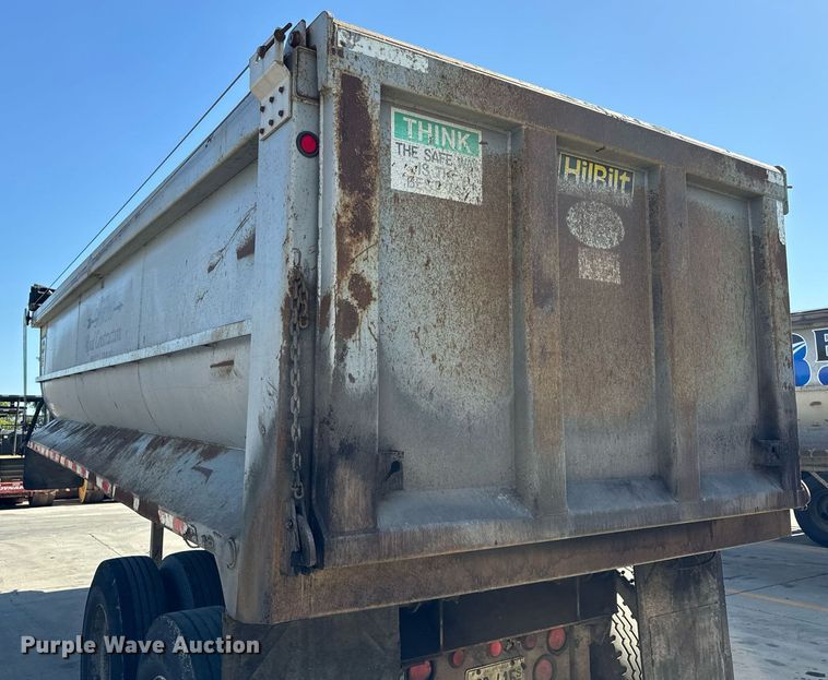 image for item DT2033 2001 Hilbilt Trailers end dump trailer