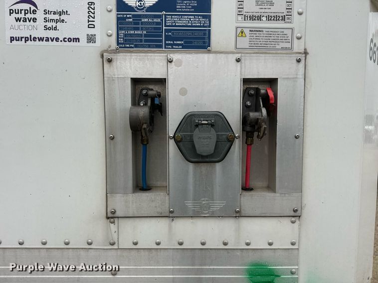 image for item DT2229 2021 Kentucky Trailer dry van trailer
