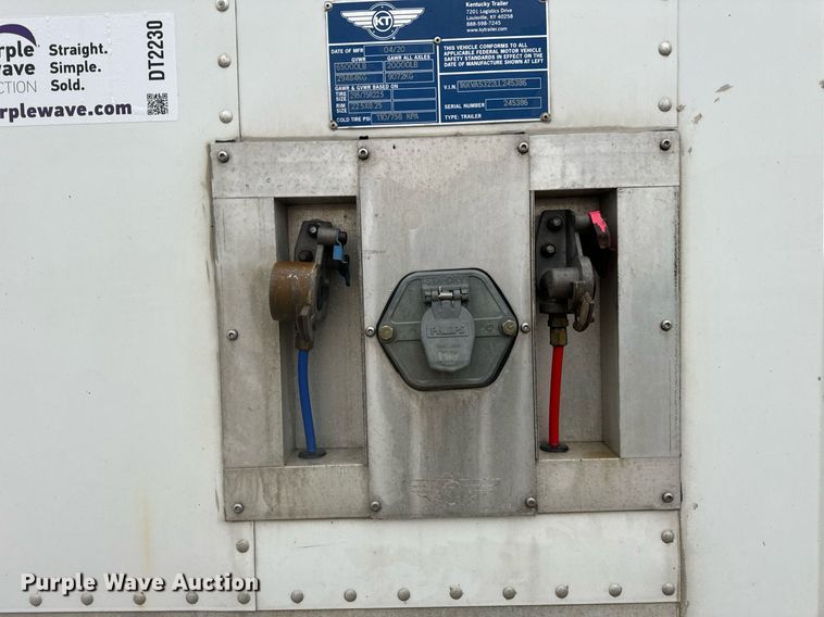 image for item DT2230 2020 Kentucky Trailer  dry van trailer
