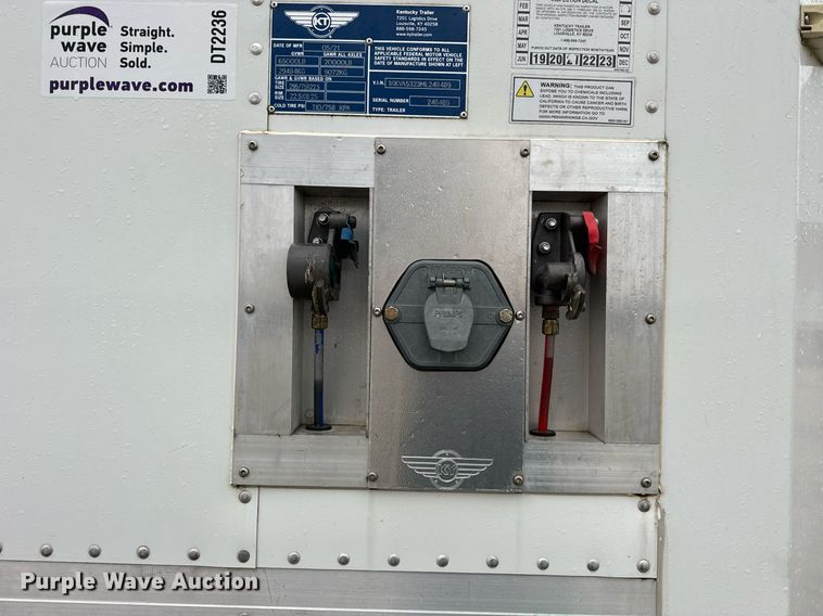 image for item DT2236 2021 Kentucky Trailer  dry van trailer