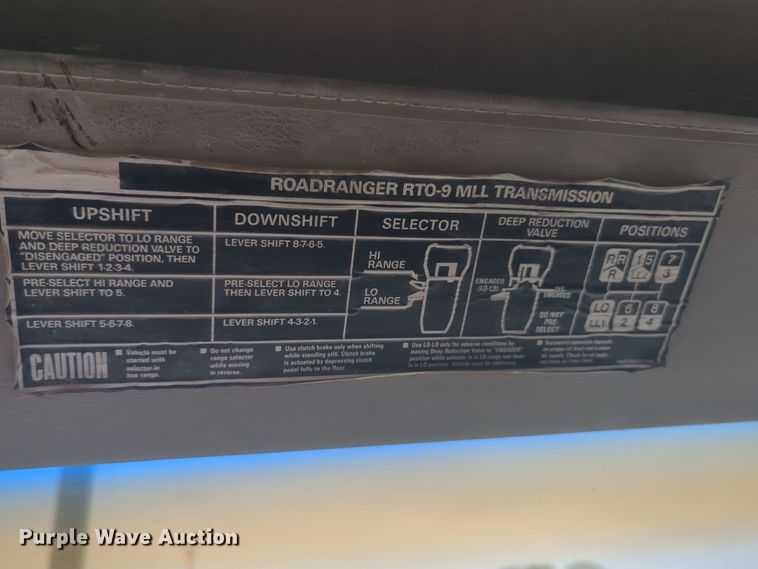 image for item DT6593 2002 Sterling truck cab and chassis