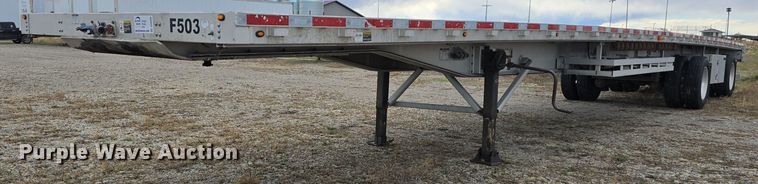 image for item DV0003 2014 Wilson AF-1080 flatbed trailer