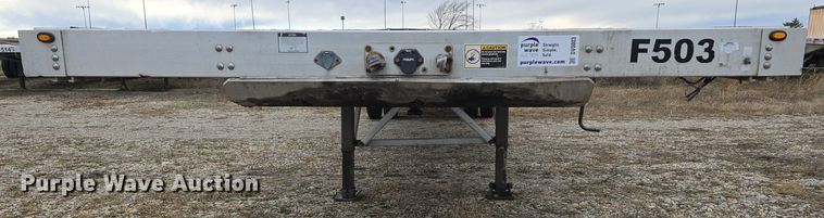 image for item DV0003 2014 Wilson AF-1080 flatbed trailer