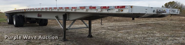 image for item DV0003 2014 Wilson AF-1080 flatbed trailer