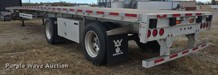 image for item DV0003 2014 Wilson AF-1080 flatbed trailer