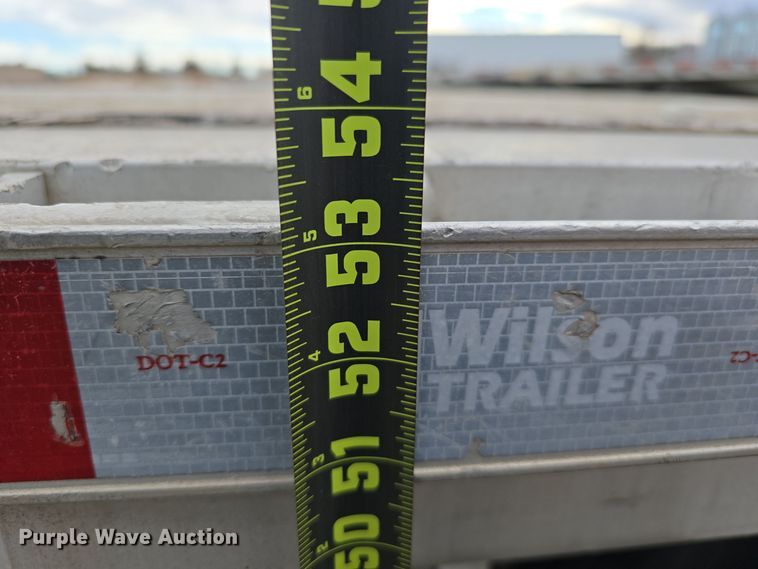 image for item DV0003 2014 Wilson AF-1080 flatbed trailer