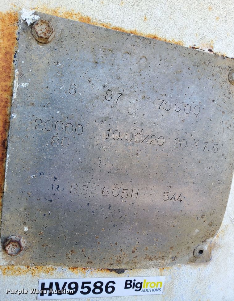 image for item DW0933 1987 Bottom dump trailer