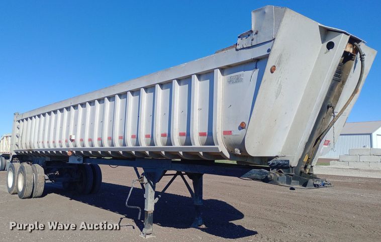 image for item DW0934 1986 Fruehauf end dump trailer