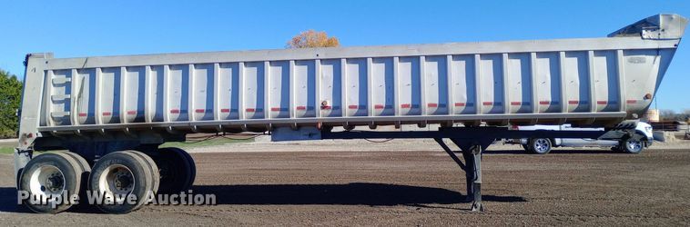 image for item DW0934 1986 Fruehauf end dump trailer