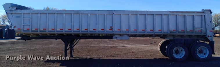 image for item DW0934 1986 Fruehauf end dump trailer