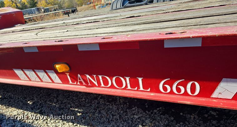 image for item DW3916 1999 Landoll 660 drop deck equipment trailer