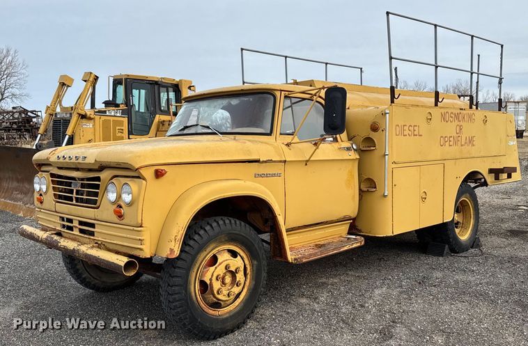 image for item DX3853 1963 Dodge D500 fuel truck