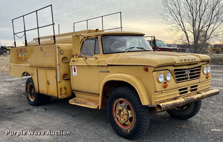 image for item DX3853 1963 Dodge D500 fuel truck