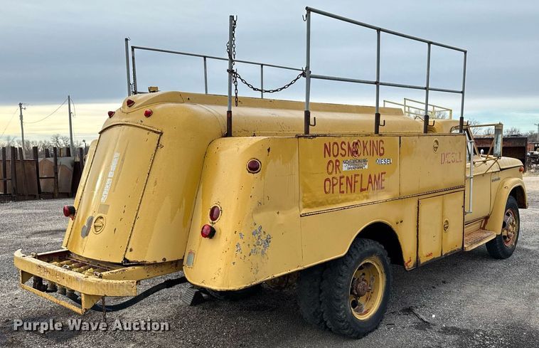 image for item DX3853 1963 Dodge D500 fuel truck
