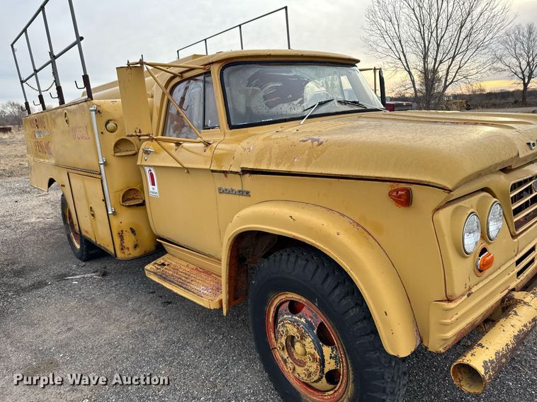 image for item DX3853 1963 Dodge D500 fuel truck