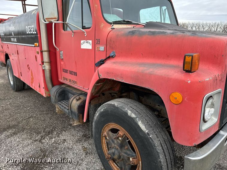 image for item DX3864 1985 International 1754 fuel truck