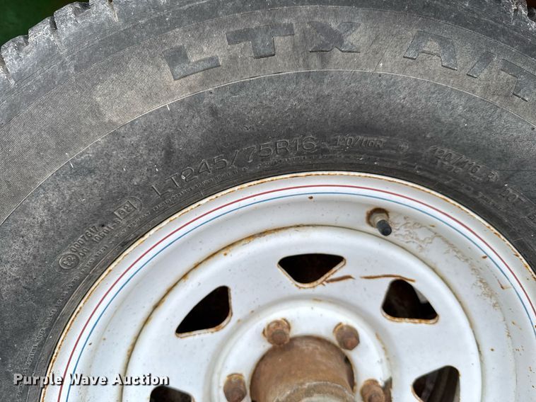 image for item DX3865 1976 W-W flatbed trailer