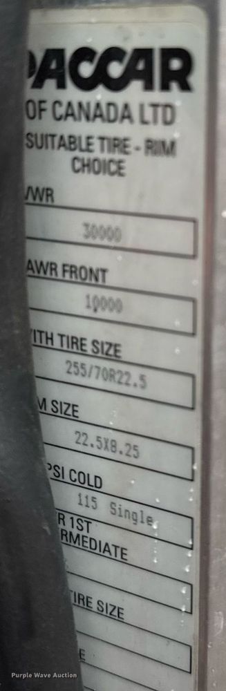 image for item DX3873 2009 Peterbilt 335 truck cab and chassis