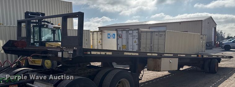 image for item DX3880 1996 Trailer Mann tilt deck equipment trailer