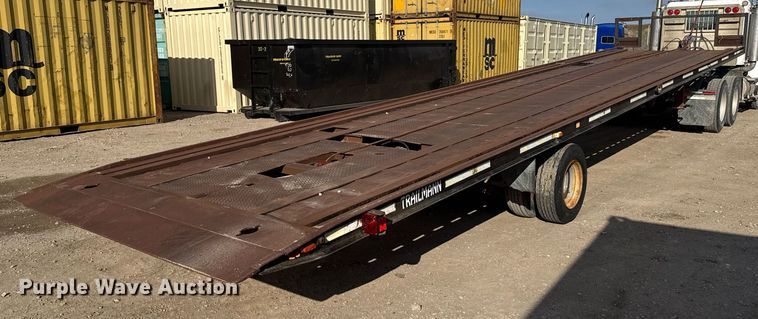 image for item DX3880 1996 Trailer Mann tilt deck equipment trailer