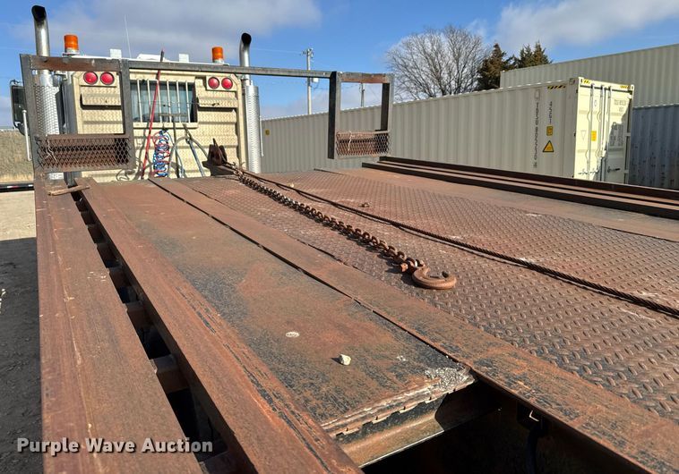 image for item DX3880 1996 Trailer Mann tilt deck equipment trailer